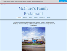 Tablet Screenshot of mcclurefood.com